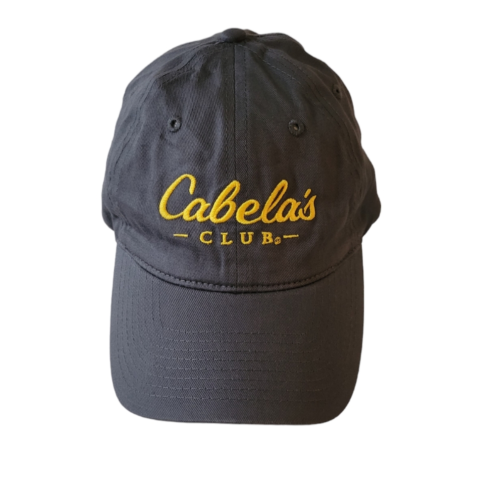 Cabelas Club Gray Baseball Hat Cap